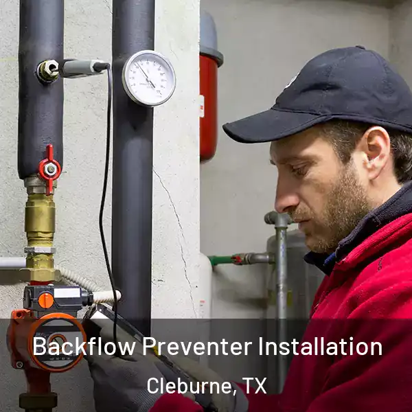  Backflow Preventer Installation Cleburne, TX