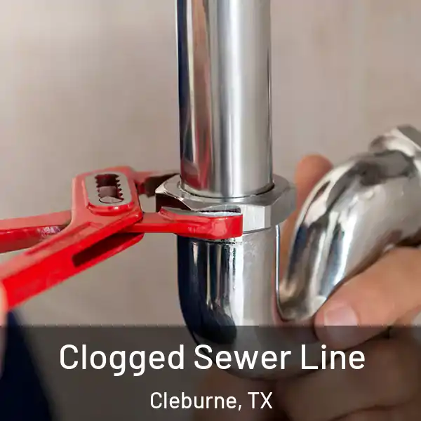  Clogged Sewer Line Cleburne, TX