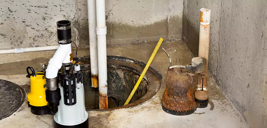 Installing Sump Pump in Finished Basement in Cleburne, TX