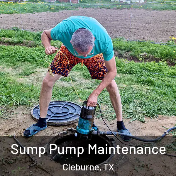  Sump Pump Maintenance Cleburne, TX